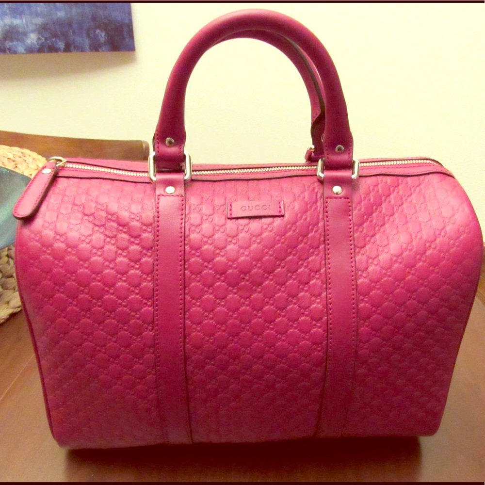 Authentic New Gucci Boston Satchel Handbag